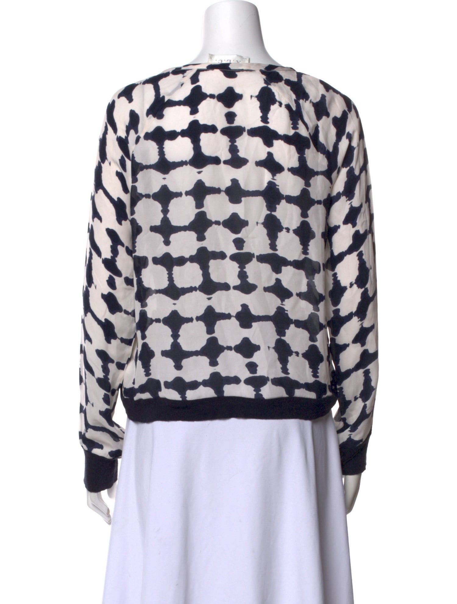 A.L.C. Silk Printed Sweatshirt